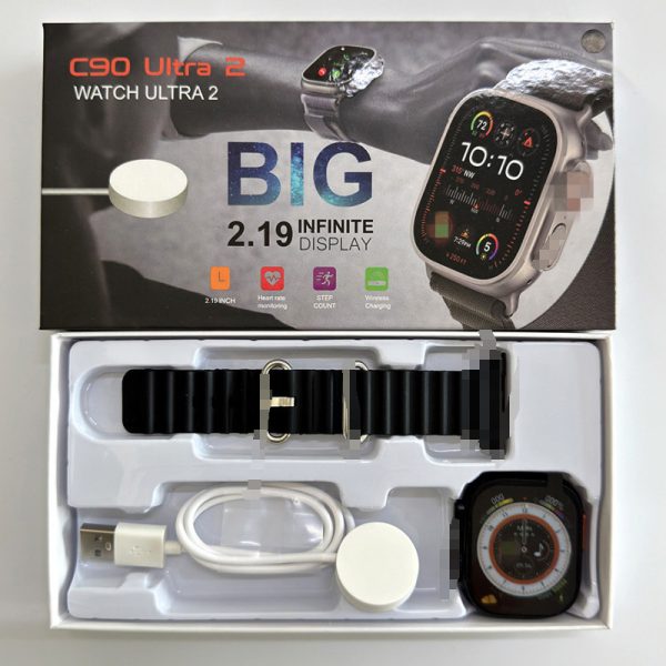 小狮C900Ultra2智能手表华强北s9ultra2心率血压健康运动手表 - 图片 5